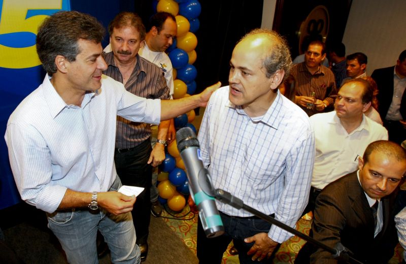 Beto e Fruet: acabou a parceria. | Marcelo Elias/ Gazeta do Povo