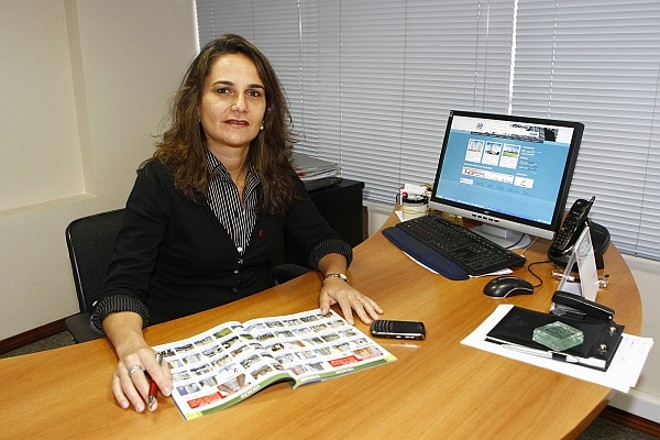 Marise Hartmann é coordenadora de locação da Rede Imóveis, que representa 40% do mercado de imobiliárias | 
