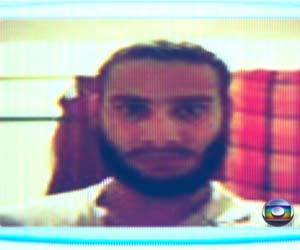 Wellington usava barba comprida cerca de um mês antes do ataque | Reprodução/TV Globo