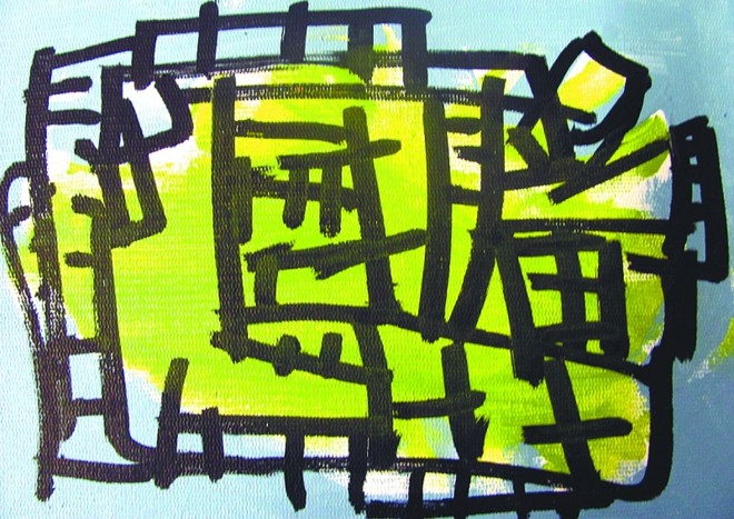 Carlos Antônio de Mattos, o Tantão, dá a receita de suas pinturas: