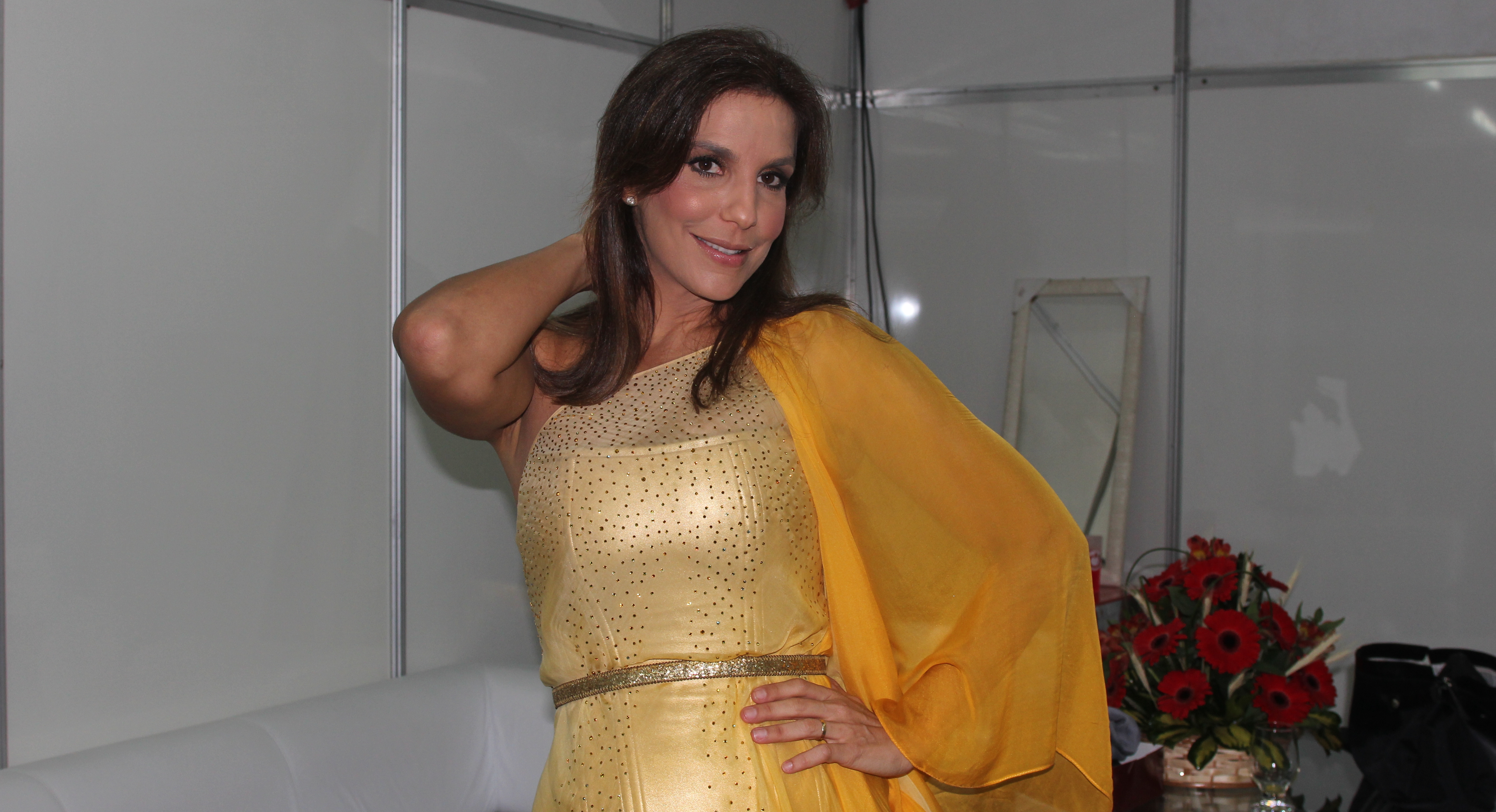 A cantora Ivete Sangalo no camarim do Lupaluna 2011 | Valter Alves/ Gazeta do Povo