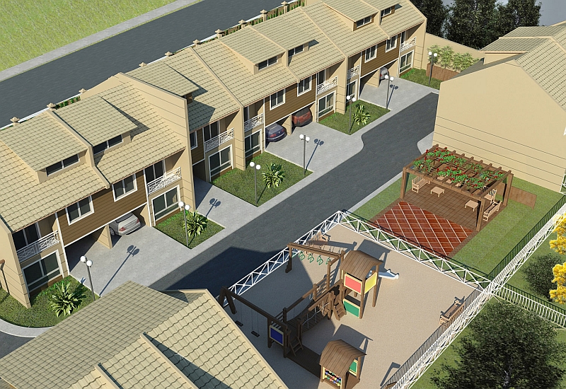 O condomínio horizontal Castel Monreale tem unidades a partir de R$ 274 mil | Divulgação