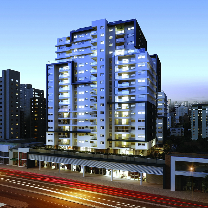 O residencial Younique, com 210 unidades, está sendo construído em uma área estratégica do bairro Água Verde | Divulgação