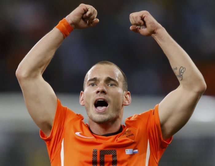 Carrasco do Brasil na Copa da África, Sneijder não joga o amistoso em Goiânia | Carlos Barria / Reuters