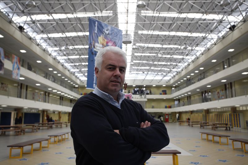 Gerson Luís Carassai, diretor-geral do Colégio Marista Santa Maria, conta com um gerente administrativo e um diretor educacional que o auxiliam nas especificidades de cada função | Jonathan Campos/Gazeta do Povo