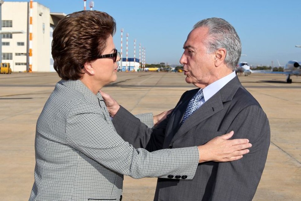 Dilma transmite o cargo a Temer antes de viajar ao Uruguai: encontro para selar as pazes entre o governo e o PMDB | Roberto Stuckert Filho/Presidência