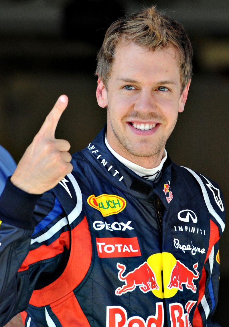 Sebastian Vettel foi à pista cedo na última parte do treino e marcou o melhor tempo pela quarta vez no ano | Dimitar Dilkoff/AFP