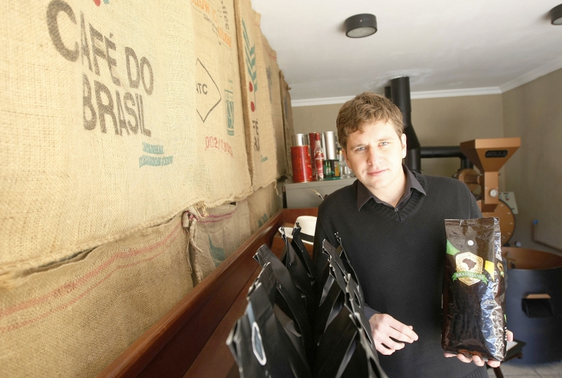 Thiago Amhof, da Café Brasiliano: conquista do mercado externo exige planejamento | Valterci Santos/ Gazeta do Povo
