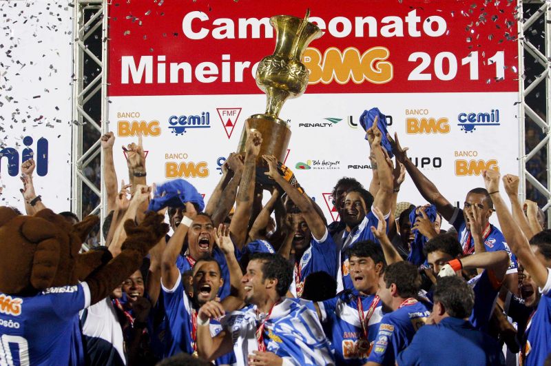 Jogadores do Cruzeiro comemoram 36º título mineiro da história do clube | Washington Alves/VIPCOMM