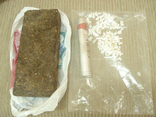 No local a polícia apreendeu maconha e crack | Divulgação