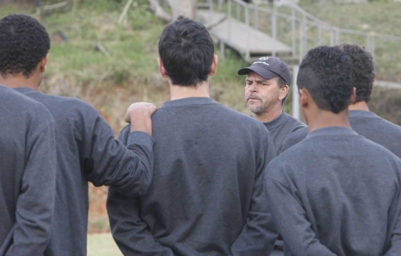 Alemão (foto), ex-jogador da seleção brasileira e atualmente técnico do Iguaçu | Aniele Nascimento/ Gazeta do Povo