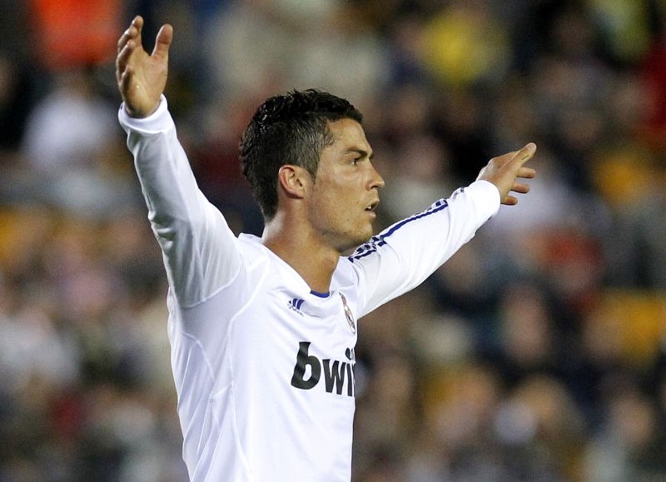 Cristiano Ronaldo marca dois e iguala recorde na Espanha | Heino Kalis / Reuters