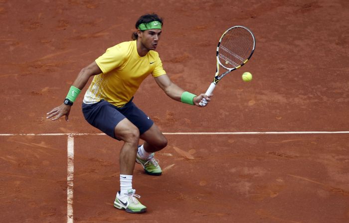 Espanhol Rafael Nadal bateu o francês Michael Llodra nas quartas de final do Aberto de Madri | Sergio Perez / Reuters