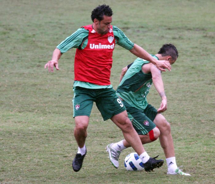Recuperado da amidalite, Fred treinou normalmente nesta sexta com o elenco do Fluminense | Rafael Moraes/Photocamera