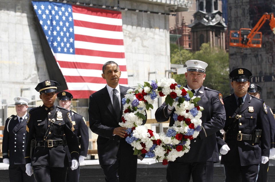 Presidente norte-americano Barack Obama no Marco Zero, em Nova Iorque | REUTERS/Brendan McDermid