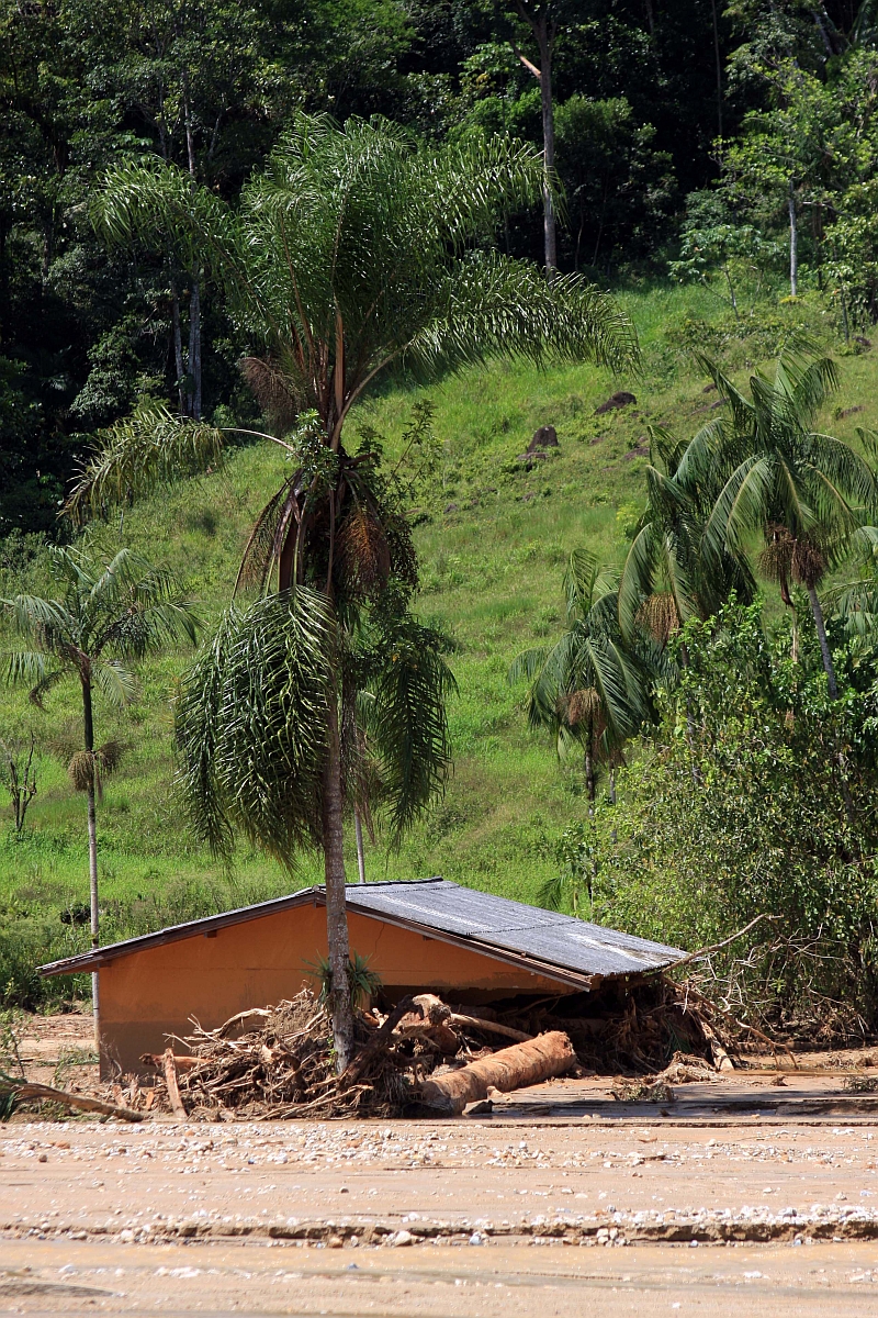 Localidade de Floresta, em Morretes, devastada pela chuva em março: cidade é uma das 735 mapeadas pelo governo federal | Walter Alves/Gazeta do Povo