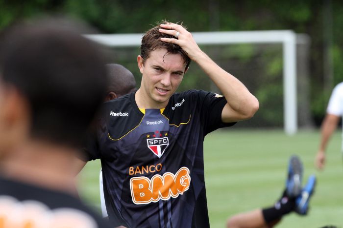Dagoberto foi liberado do jogo com o Botafogo por causa do nascimento de seu segundo filho, ocorrido na segunda-feira | Luiz Pires/ Vipcomm