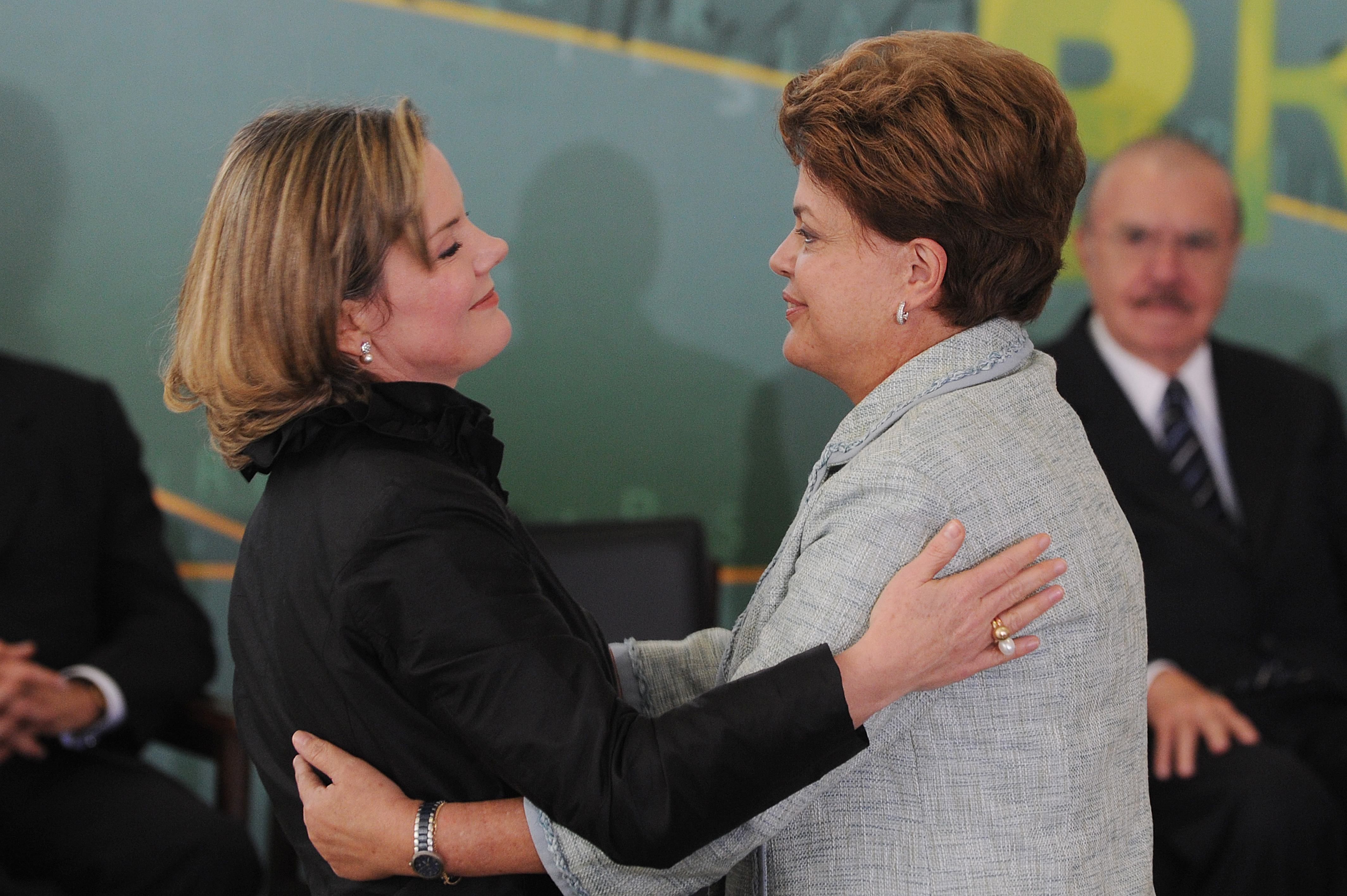 Presidente Dilma deu posse a nova ministra-chefe da Casa Civil nesta quarta-feira | AFP PHOTO/Evaristo SA