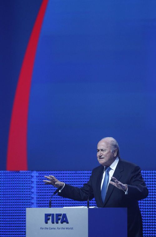 Blatter fala com o colégio eleitoral em tom de indignação com a corrupção latente na entidade que comanda | Christian Hartmann/ Reuters