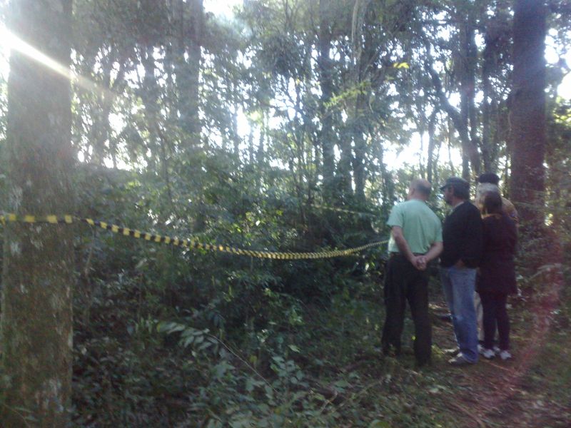 Bebê de 10 dias foi encontrado morto em bosque localizado em uma praça no Uberaba, em Curitiba | Felippe Anibal / Agência de Notícias Gazeta do Povo