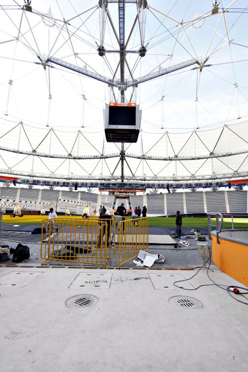 Estádio de La Plata, palco do jogo entre Argentina e Bolívia amanhã, não está pronto | Hedeson Alves, enviado especial Gazeta do Povo