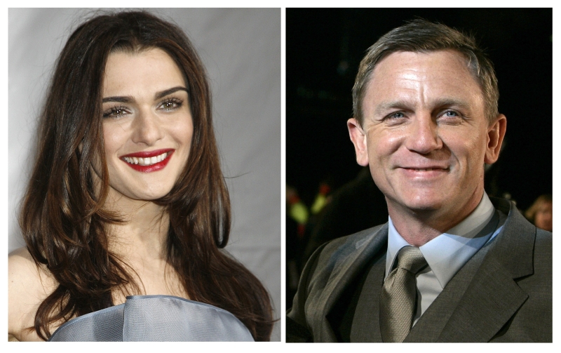 Daniel Craig e Rachel Weisz | REUTERS/Jason Redmond e Luke MacGregor