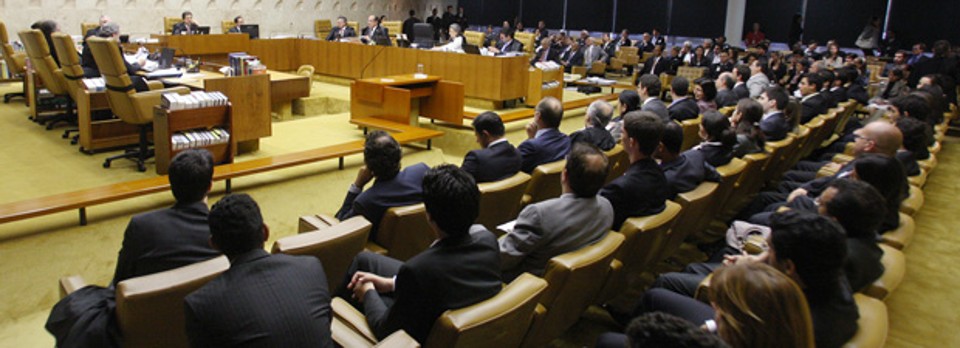 Plenário do Supremo Tribunal Federal durante o julgamento de Cesare Battisti | Felipe Sampaio / STF