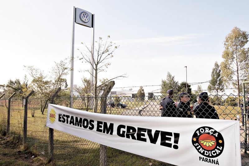Volks está parada há mais de um mês: maior paralisação da história da montadora alemã em todo o mundo | Marcelo Elias/Gazeta do Povo