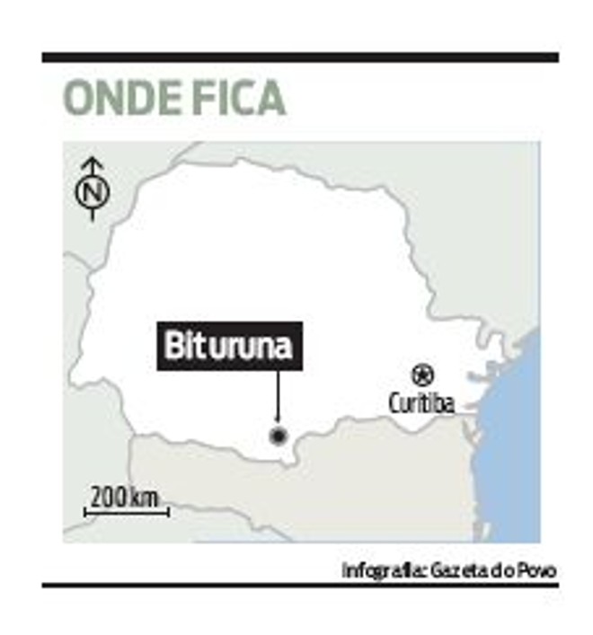 Veja onde fica Bituruna |