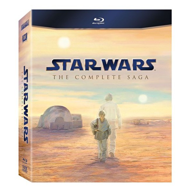 Caixa com os seis filmes de Star Wars em Blu-ray | 