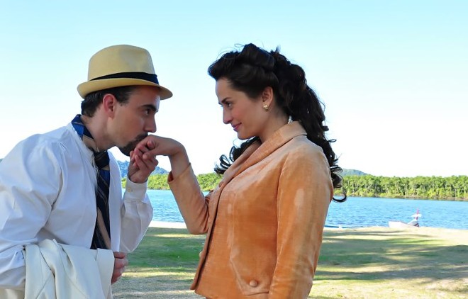 Cahet e Juliana Biancato, que faz o papel de Hermínia, uma paixão fictícia | 