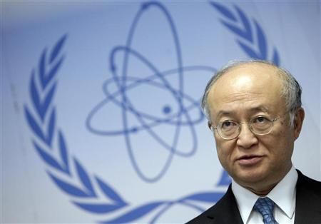 Diretor da Agência Internacional de Energia Atômica (AIEA), Yukiya Amano, durante coletiva de imprensa na sede da ONU em Viena, na Áustria | Reuters
