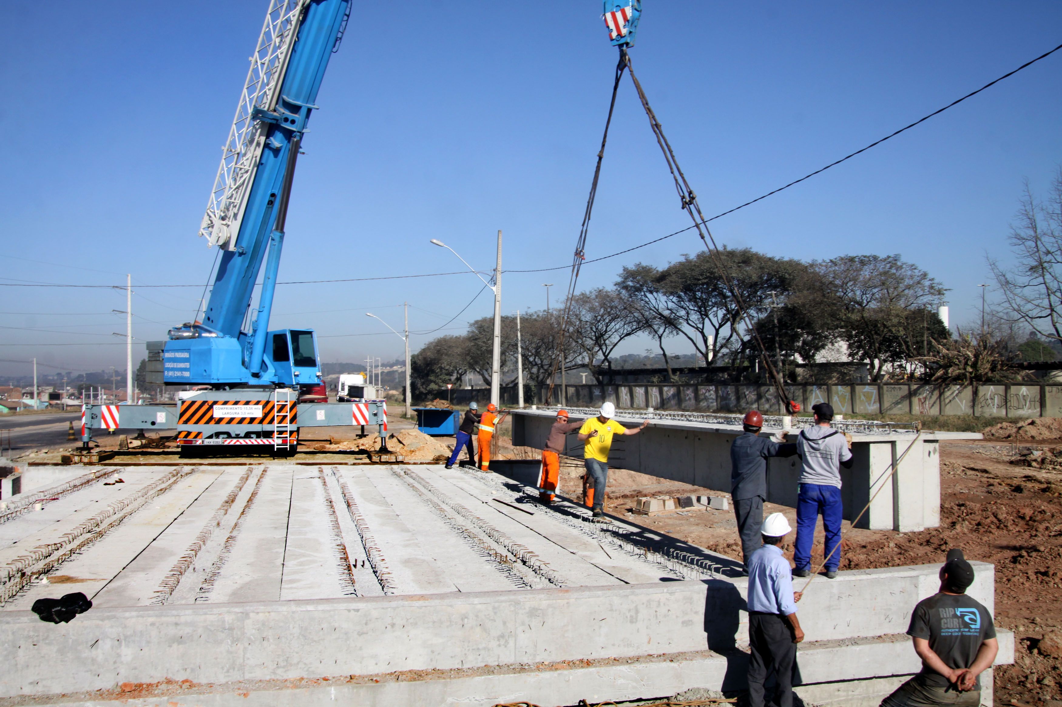 A obra faz parte do Eixo Viário de Integração que vai ligar o Tatuquara à Avenida João Bettega | Cesar Brustolin/SMCS