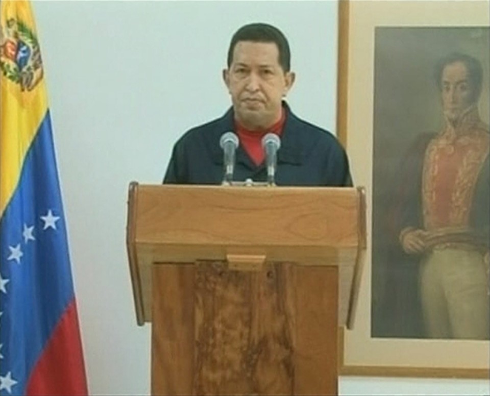 Chávez durante discurso na TV | REUTERS/VTV