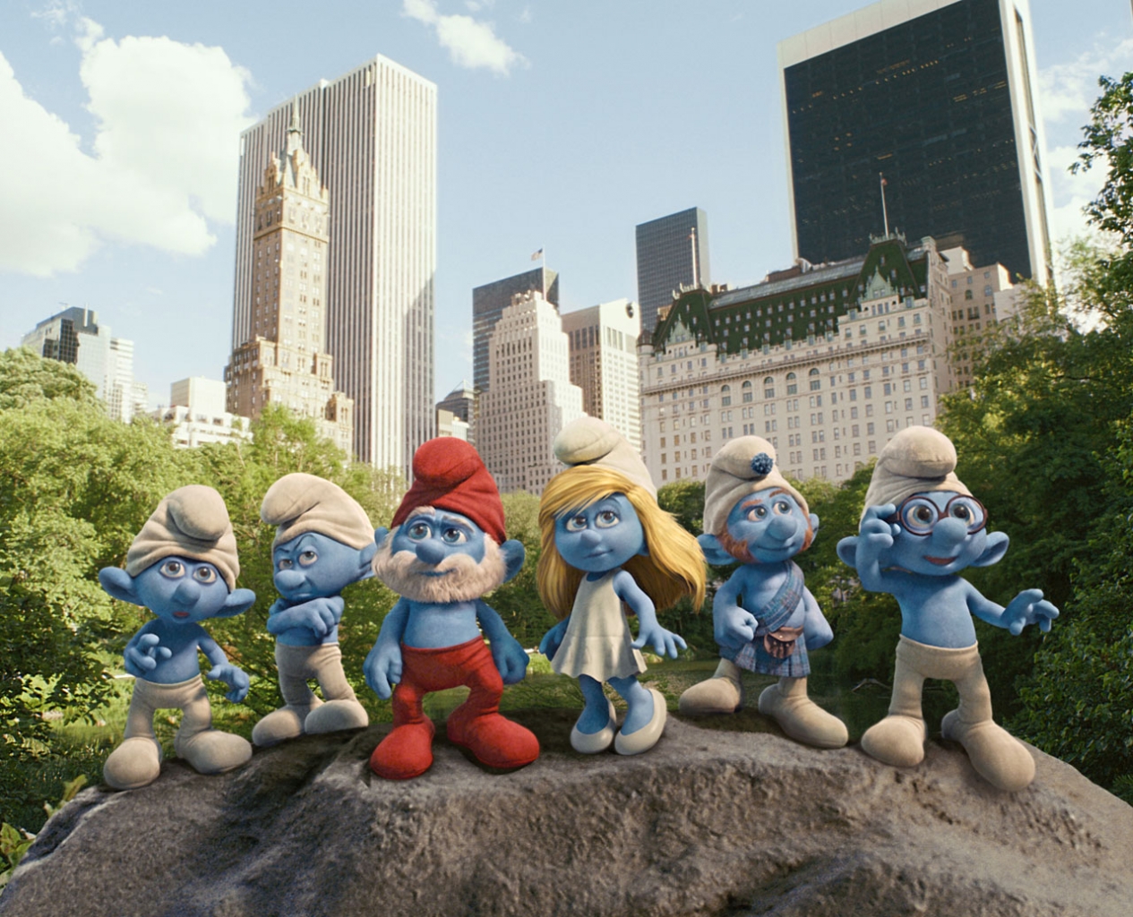 Cena do filme "Os Smurfs" | Divulgação