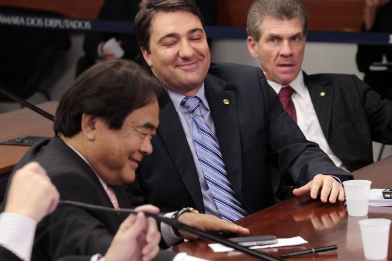 Takayama, Giacobo e Sciarra assinaram a CPI da Corrupção. | Wenderson Araújo/Gazeta do Povo