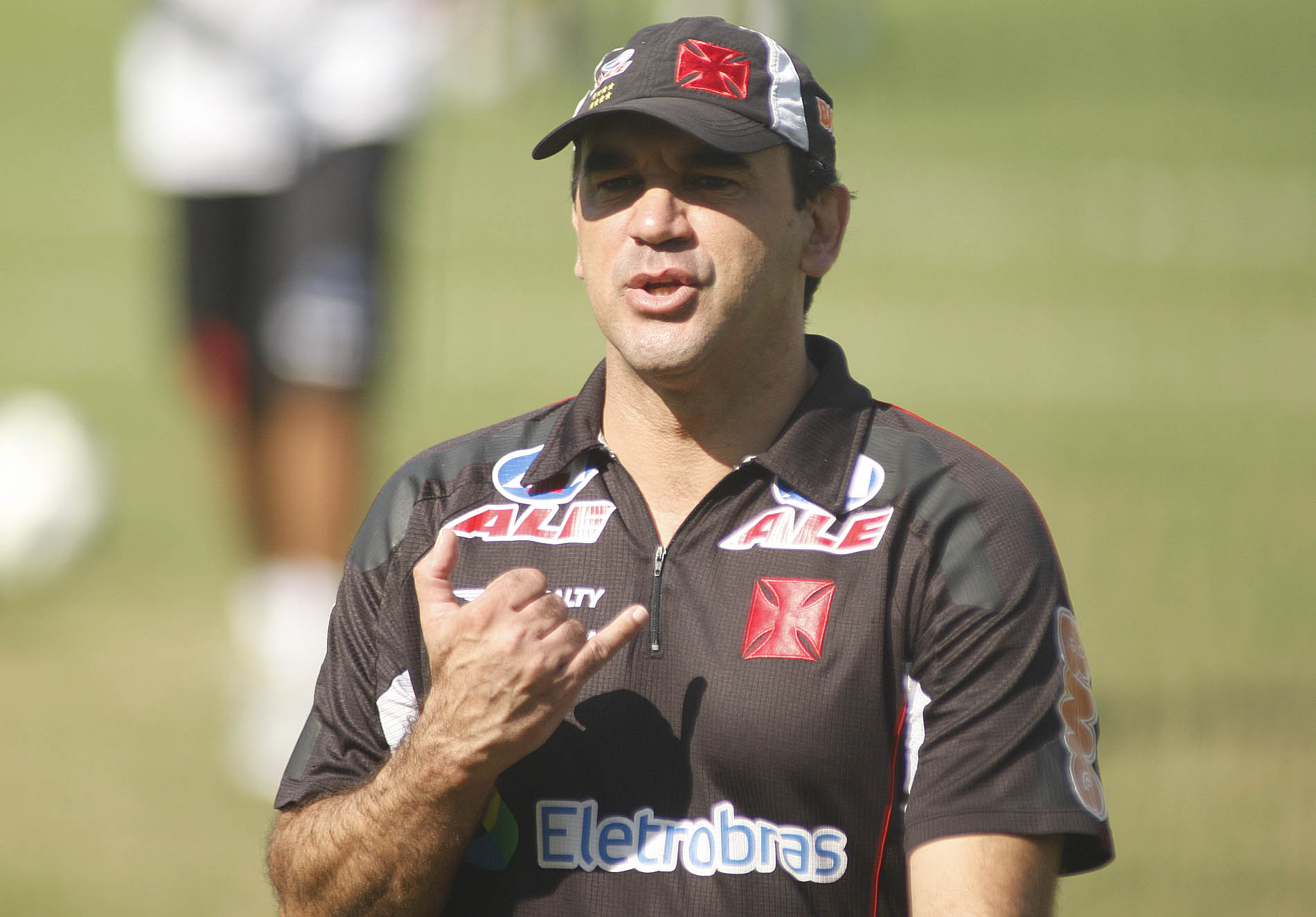 Ricardo Gomes comemorou gol do Vasco no último minuto da partida contra o Bahia | Maurício Val / Fotocom.net
