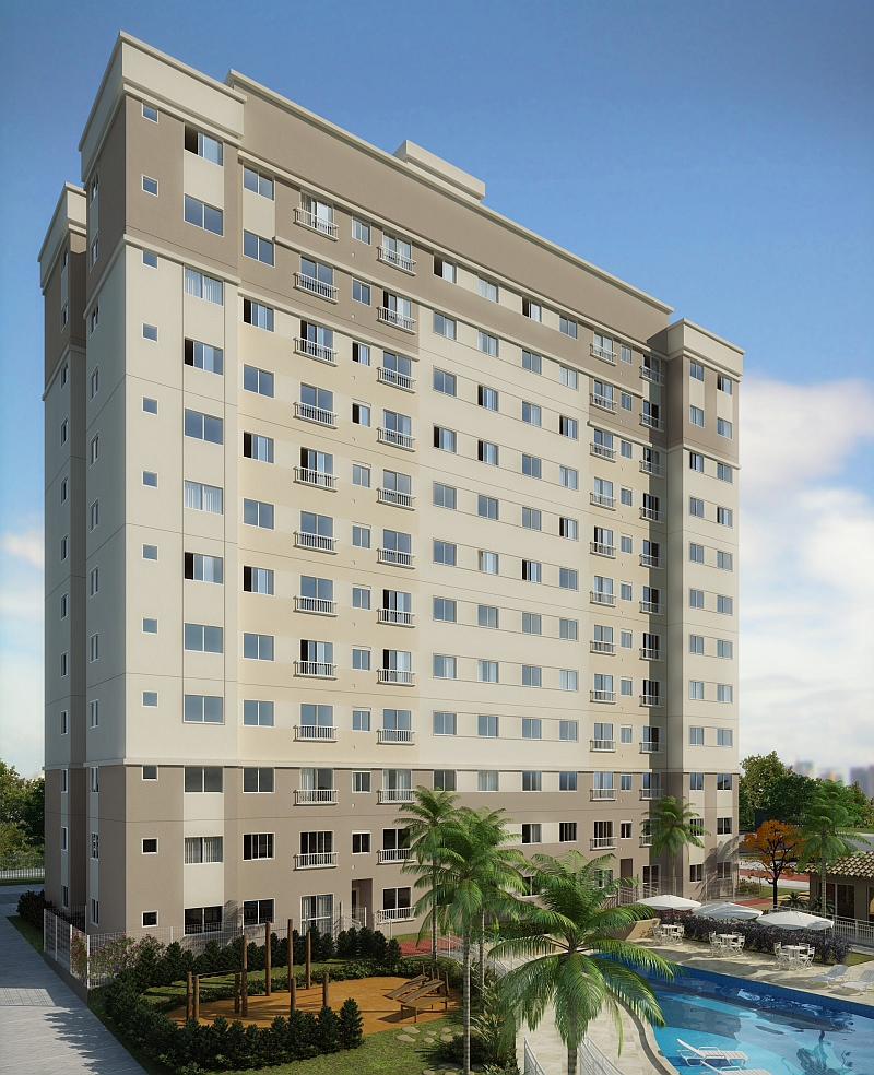 O Up Life Pinheirinho será na Linha Verde e terá 576 apartamentos | Divulgação