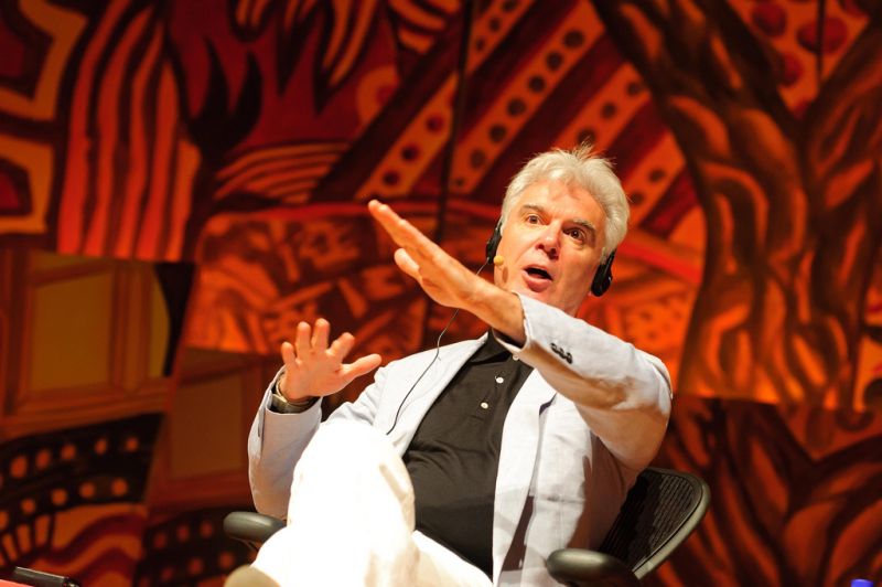 Ativista pró-bicicleta, David Byrne falou em Paraty sobre seu livro Diários de Bicicleta: defesa da mudança sem traumas | Walter Craveiro/Flip