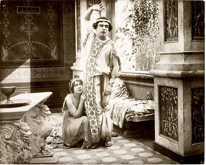 Cena do filme italiano Os Últimos Dias de Pompeia, de 1913 |