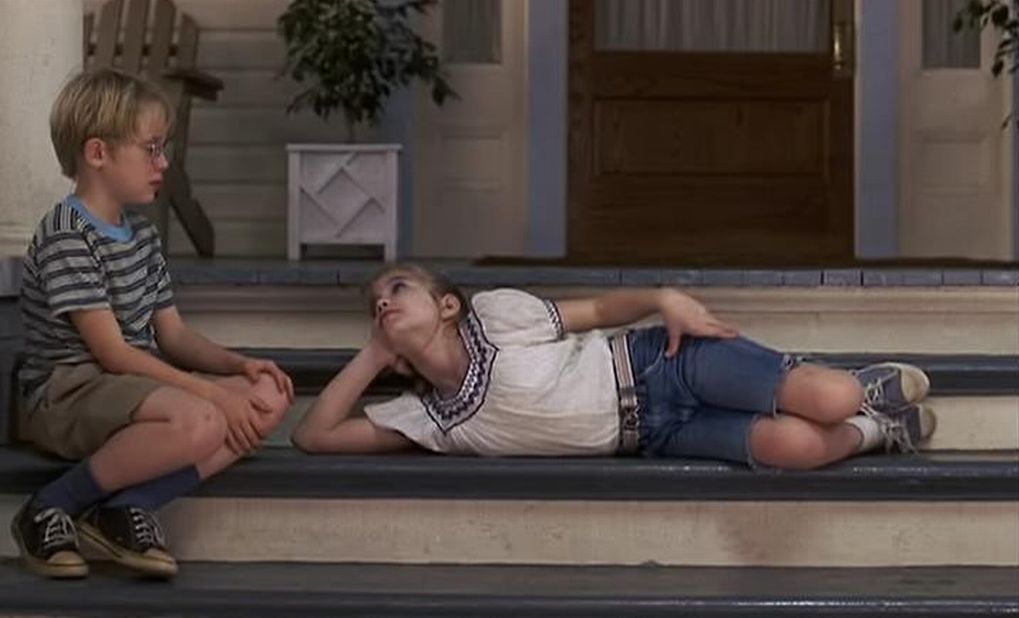 Os atores Macauley Culkin e Anna Clumsky no filme Meu Primeiro Amor | Divulgação