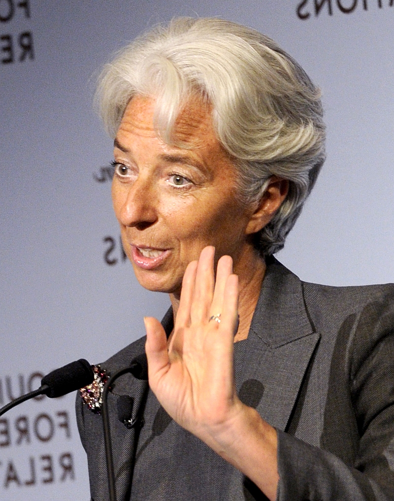 Lagarde criticou alfinetadas entre democratas e republicanos | Timothy Aclary/AFP