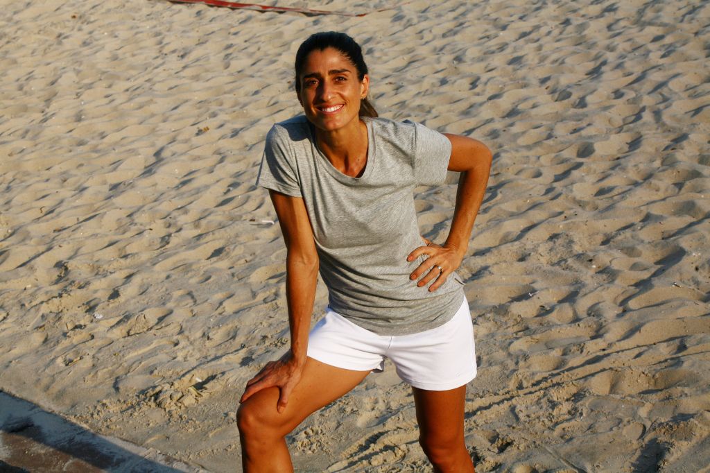 A presentadora Cynthia Howlett em ação no programa Perdas e Ganhos: corrida para emagrecer 10 quilos | Divulgação