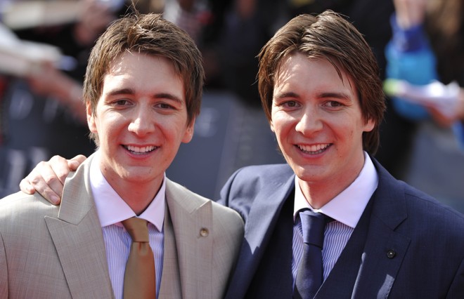 Os gêmeos James e Oliver Phelps | 