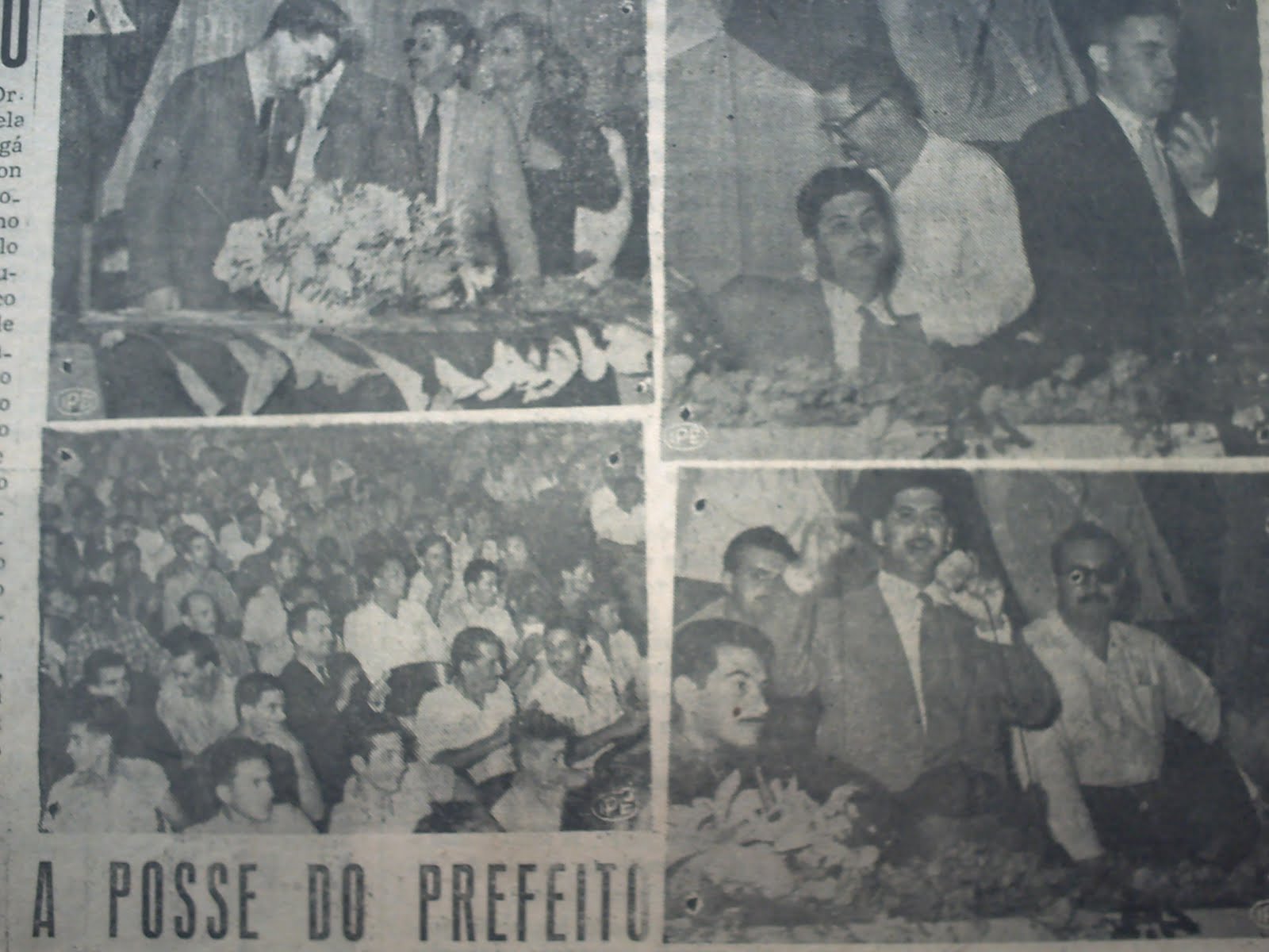 Jornal de Maringá fez cobertura da posse de Américo Dias Ferraz em 1º de janeiro de 1957 | 