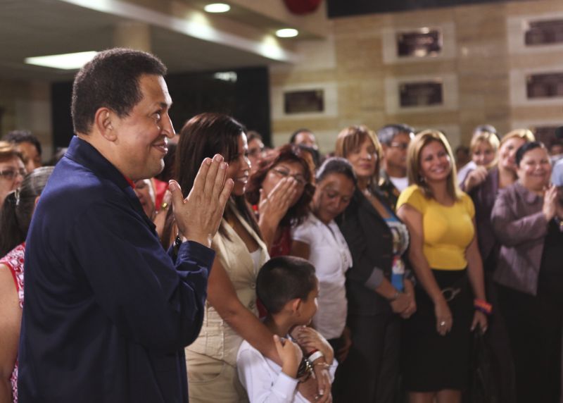 O presidente venezuelano Hugo Chávez em Caracas, na última terça-feira, 12 de julho | Reuters