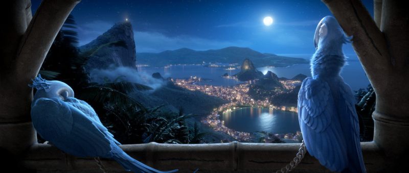 Cena da animação Rio, que já está disponível no serviço Net Now | Divulgação