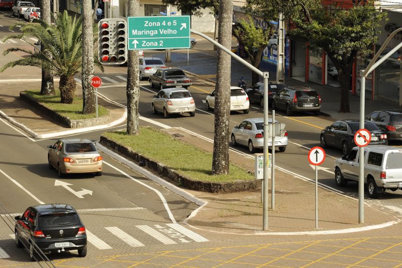 Maringá vê no sistema chance de desafogar o trânsito, que estava quase no limite | Fabio Dias / Gazeta do Povo