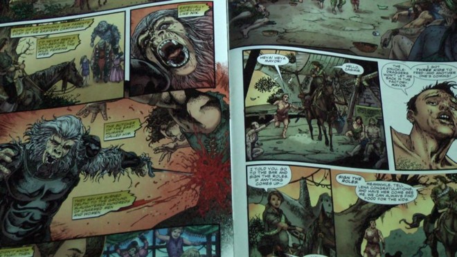 Quadrinhos desenhados por Carlos são coloridos nos EUA. Roteiros chegam em inglês, por e-mail, e determinam a sequência das falas |