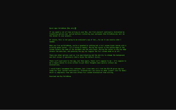 WriteRoom e Dark Room | Reprodução